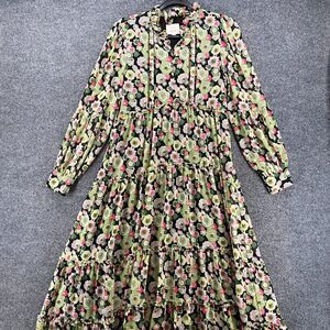 Cinq a Sept Dress 4 Lucille Floral Tiered Long Fairy Cottagecore Prairie Peasant